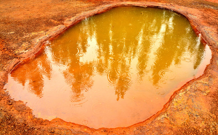 Paint Pots in Kootenay National Park, Canadaの写真素材