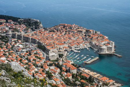 The Old Town of Dubrovnik, Croatiaの写真素材