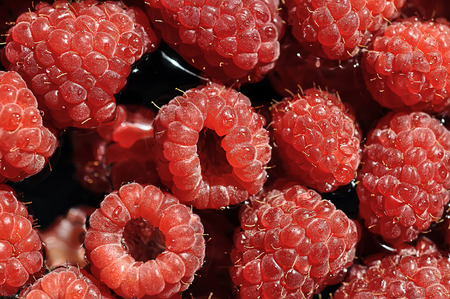 Raspberry closeup