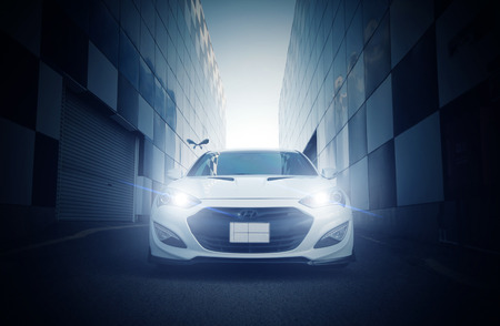DUBAI, UAE - JUNE 22, 2016: Hyundai Genesisのeditorial素材