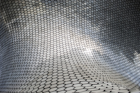 Abstract hexagonal cover