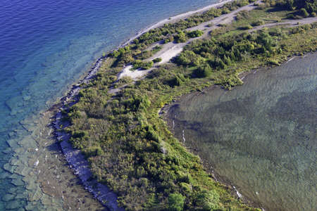 Halfmoon Islandの写真素材