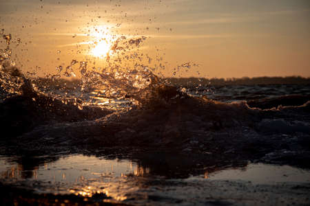 Beautiful sea splash