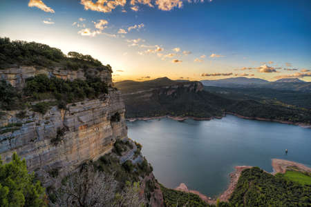 Panta de Sau, Catalonia, Spainの写真素材