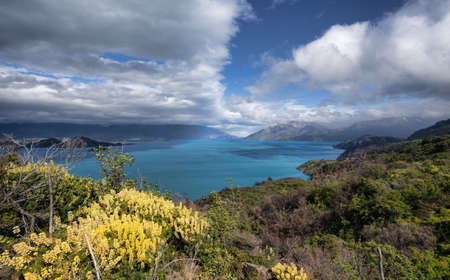 Lago Gral Carrera, Chiileの写真素材