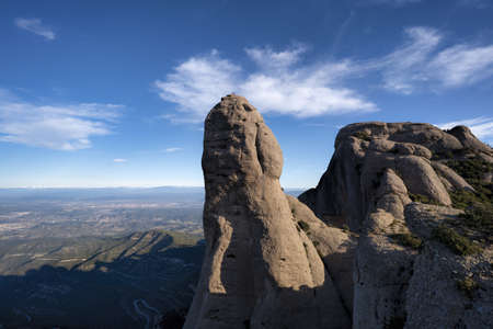 Montserrat, Catalonia, Spainの写真素材