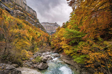 Ordesa Valley, Aragon, Spainの写真素材