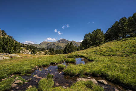 Sorteny Valley, Pyrenees, Andorraの写真素材