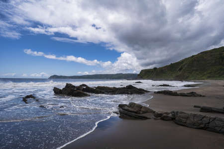 Niebla beach, Chileの写真素材