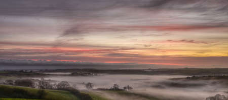 Rolling hills in Dorsetの写真素材