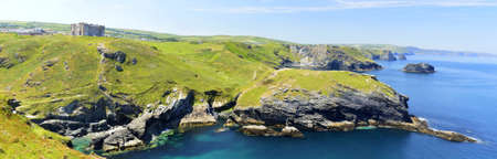Tintagel Panoの写真素材
