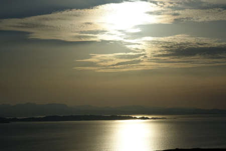 Sound of Raasay and the Isle of Ronaの写真素材