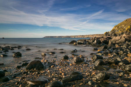 Carleon Cove  Poltescoの写真素材