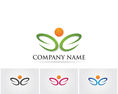 Logo template - successful peopleのイラスト素材