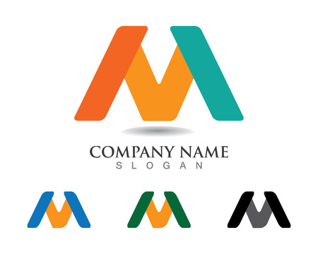 Letter M vector icons such logosのイラスト素材
