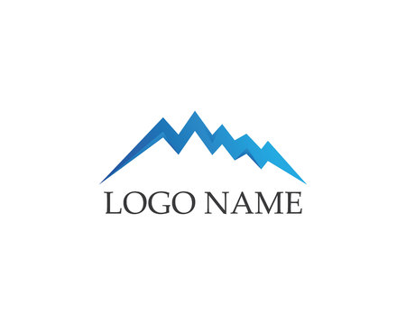 Vector - Mountain Logo Business Template Vectorのイラスト素材