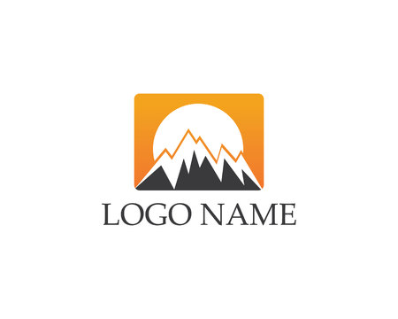 Mountain logoのイラスト素材