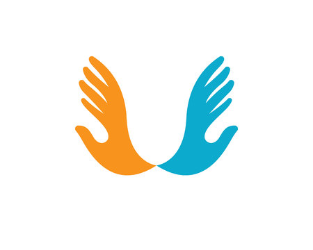 Hand logoのイラスト素材