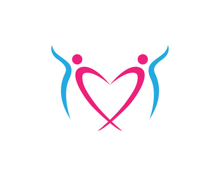 Love health peopleのイラスト素材