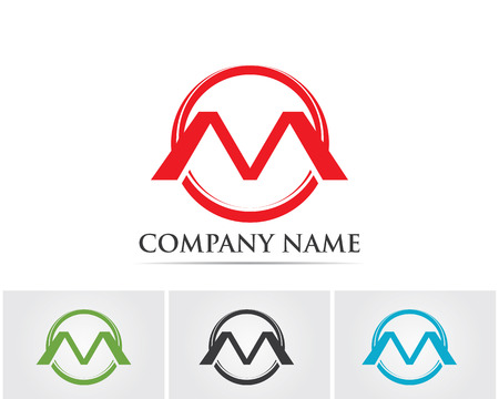 M letter logoのイラスト素材