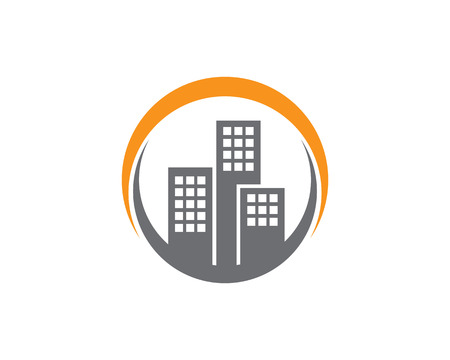real estate logoのイラスト素材