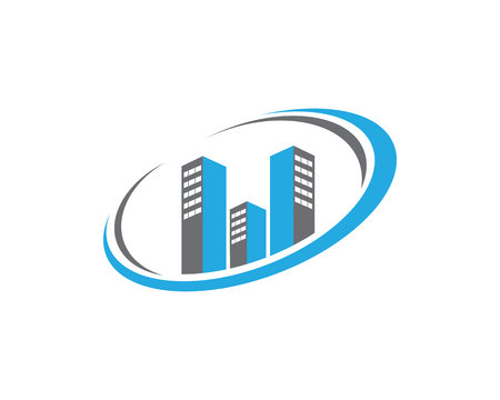Real estate logoのイラスト素材