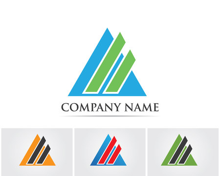 Business finance logo - vector concept illustrationのイラスト素材