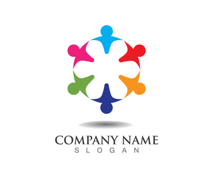 Community people logoのイラスト素材