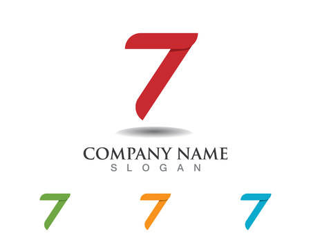 Seven logoのイラスト素材