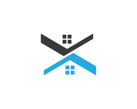 Home and building x logoのイラスト素材