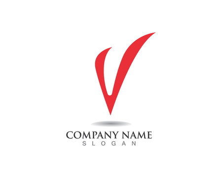 V letter logoのイラスト素材