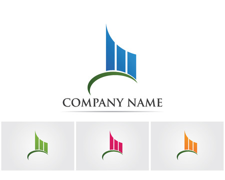 Business finance logo - vector concept illustrationのイラスト素材