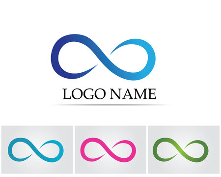 Infinity logo and symbol templateのイラスト素材
