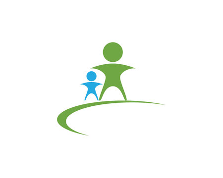 Community people care logo and symbols templateのイラスト素材