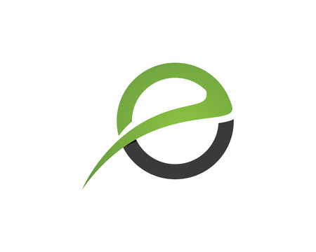 Vector - Abstract icons for letter E logoのイラスト素材