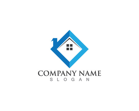 Real estate and home buildings logo icons templateのイラスト素材