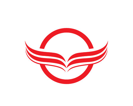 wings abstract bird in flightのイラスト素材
