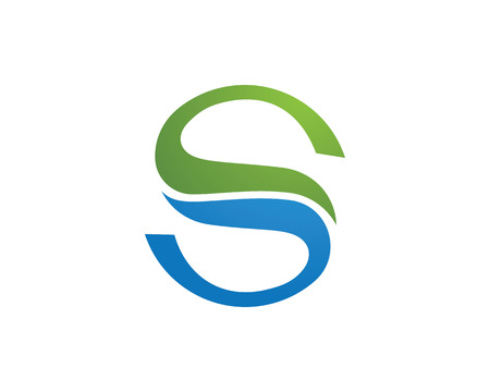 Business corporate letter S logo design vectorのイラスト素材