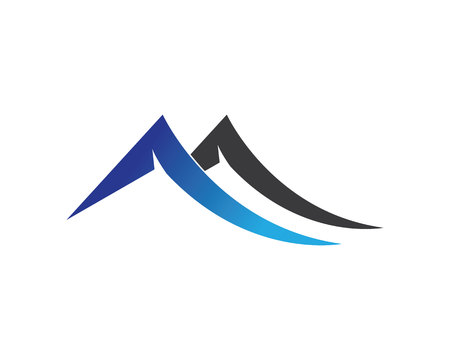 Mountain nature landscape emblem and symbols  icons templateのイラスト素材