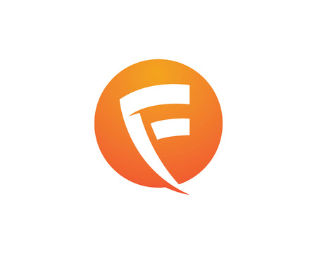 F letter logo and symbols template vector iconsのイラスト素材