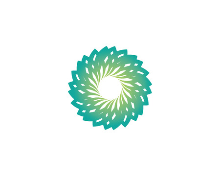 Vector leaves green nature logo and symbolのイラスト素材