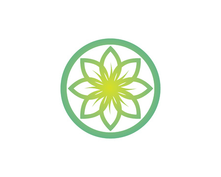 Vector leaves green nature logo and symbolのイラスト素材