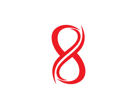 infinity logo and symbol templateのイラスト素材