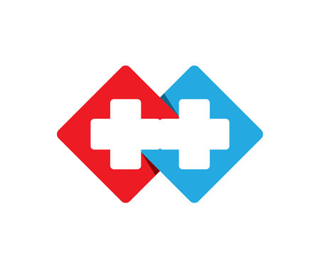 Hospital logo and symbolsのイラスト素材