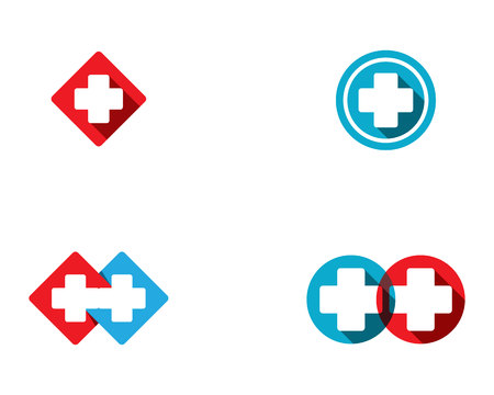 Hospital logo and symbolsのイラスト素材