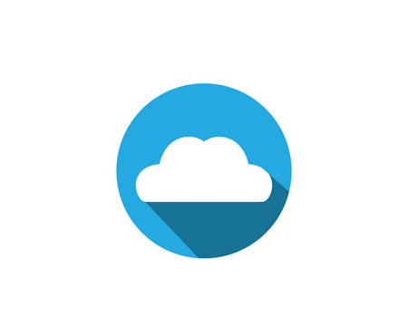 Cloud servers data logo and symbols iconsのイラスト素材