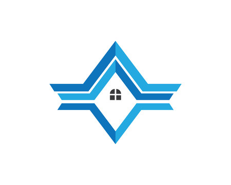 Real estate and home buildings logo icons templateのイラスト素材