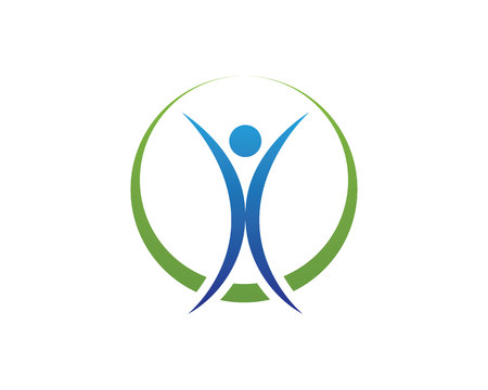 Health people logo and symbolsのイラスト素材