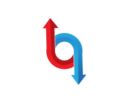 infinity logo and symbol templateのイラスト素材
