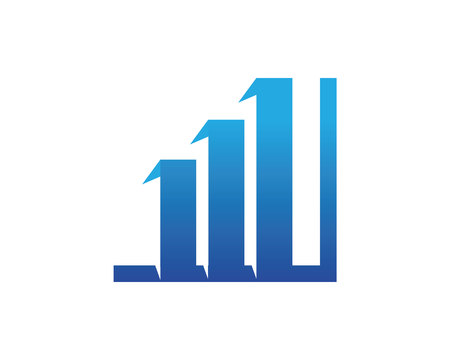 Business finance logo - vector concept illustrationのイラスト素材